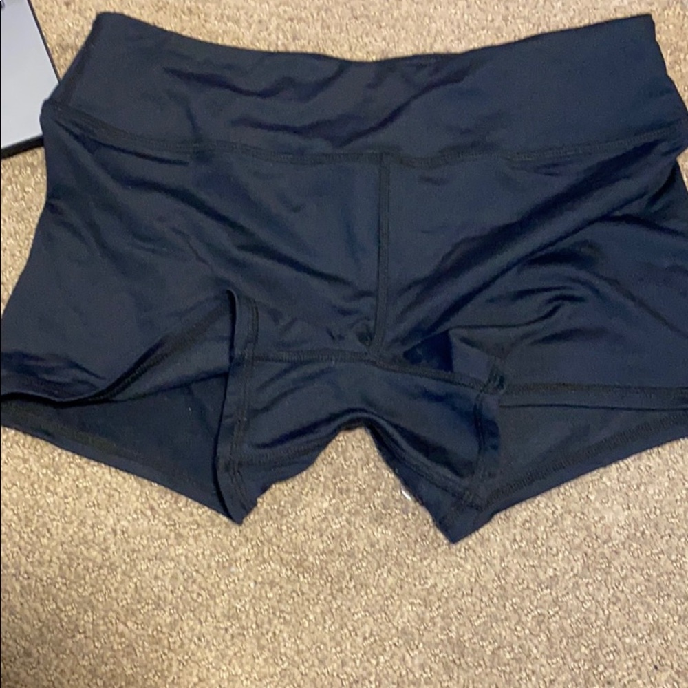 black booty shorts